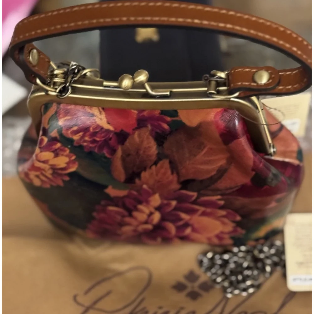 Patricia Nash Mini Laureana Crossbody - Multi Print NWT - Picture 9 of 14